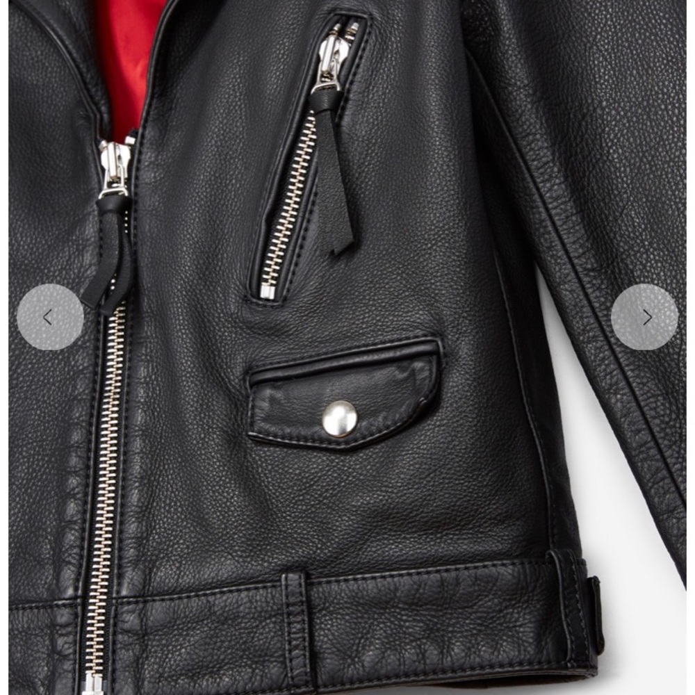 The Kooples Biker Leather Jacket - Picture 3 of 3